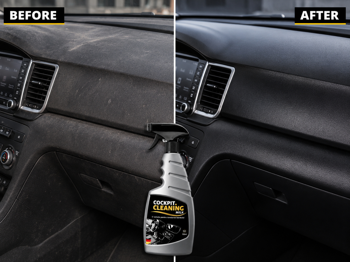 Solutie Curatare Bord RIK Premium 750ml, Cockpit Cleaning Milk