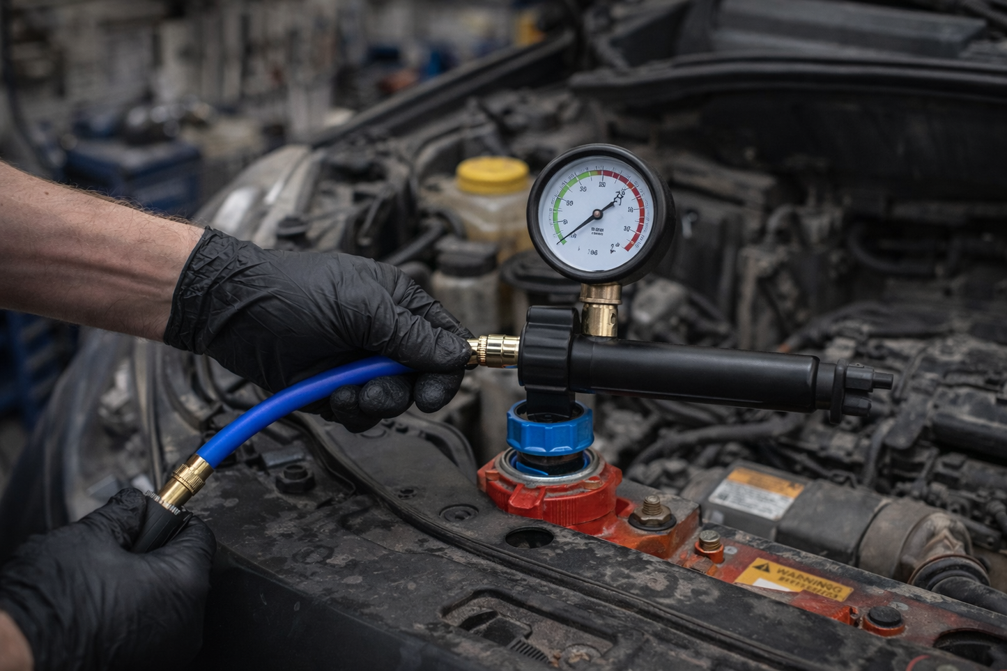 Set Profesional Testare Presiune Radiator 28 Piese, Tester Sistem Racire Auto