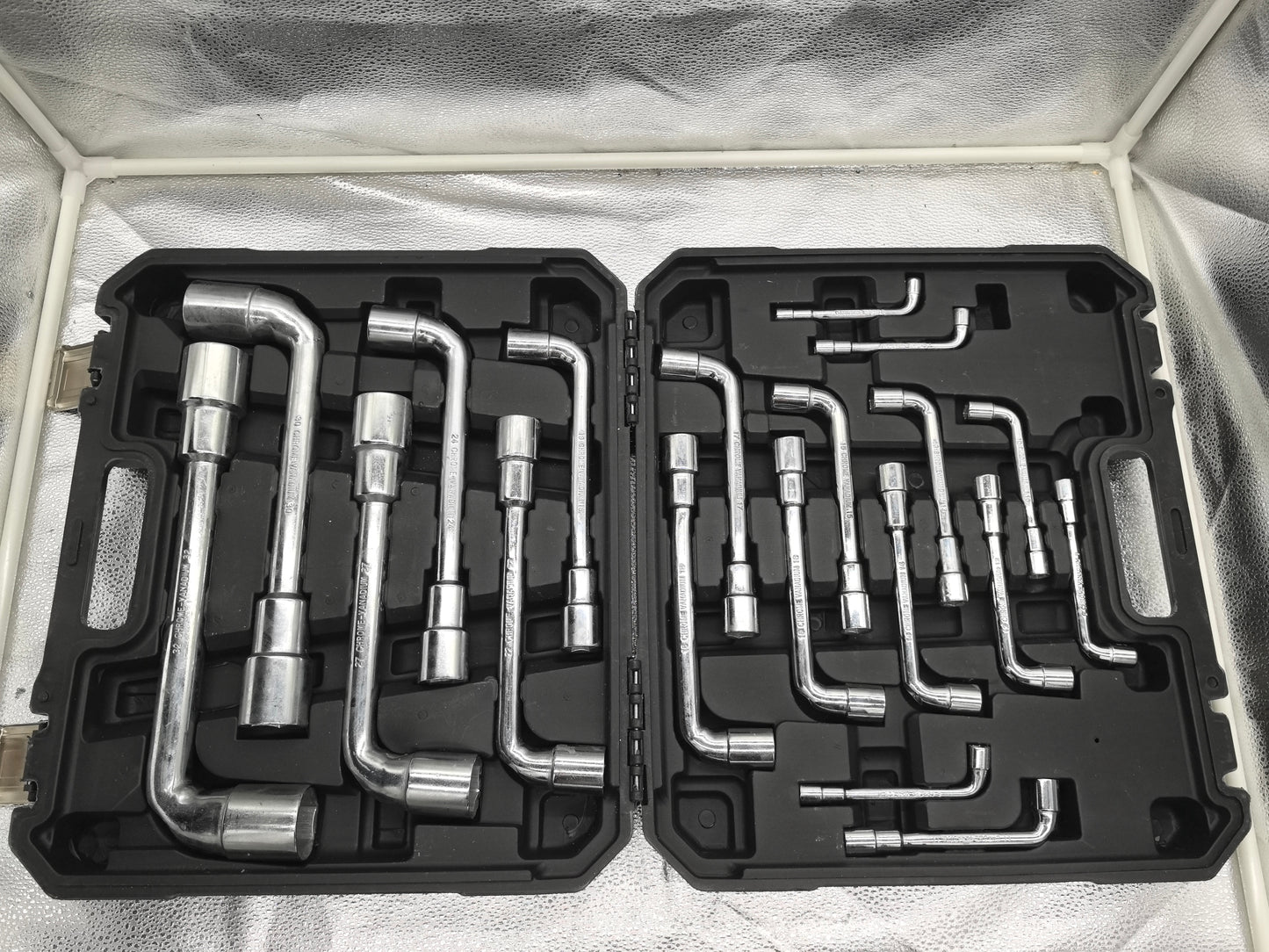 Set chei L hexagonale Fischer Kraft- 19 piese, Cr-V, 6–32 mm