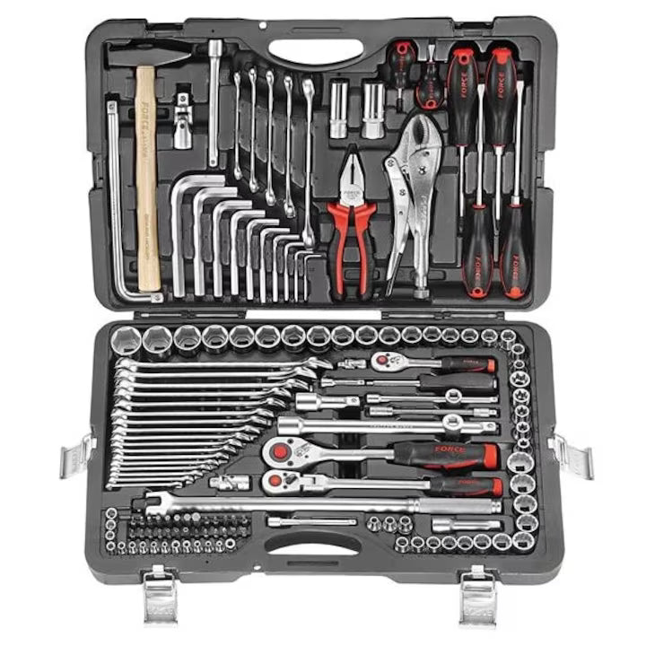 Trusa scule Force Tools 1/2"+1/4" 142 piese