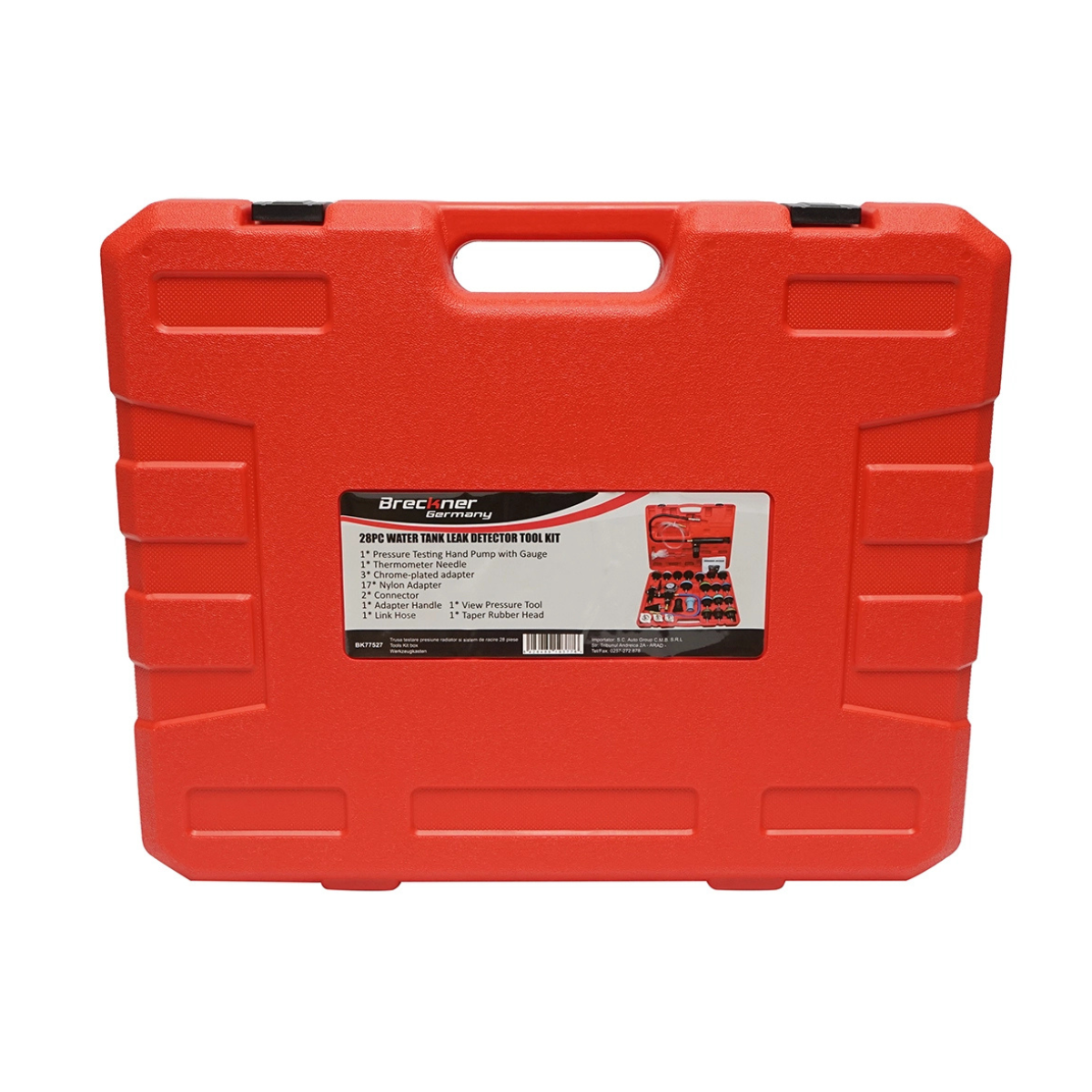 Kit testare presiune radiator, sistem de racire 28 piese