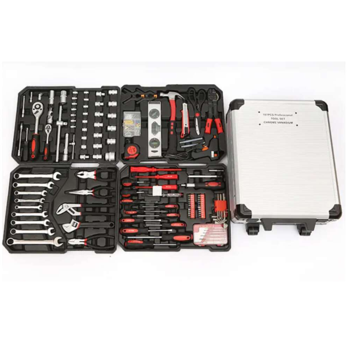 Set de scule 187 piese in valiza