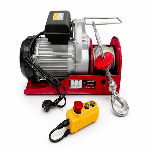 Troliu Electric HAINA 500/1000kg, 3500W, cu Telecomanda, Macara Profesionala
