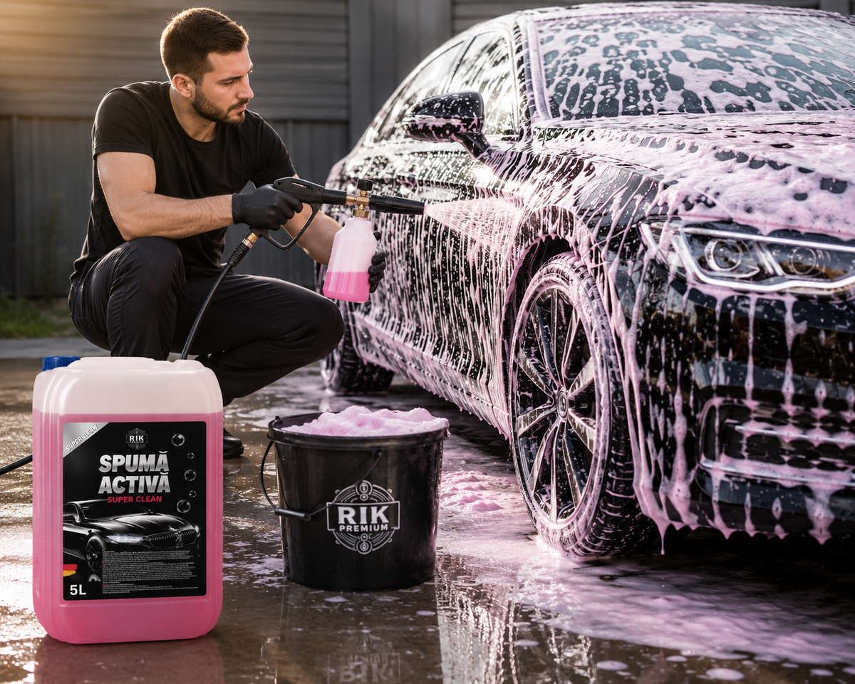 Spuma Activa Auto RIK Premium Super Clean 5L pentru Spalare Caroserie