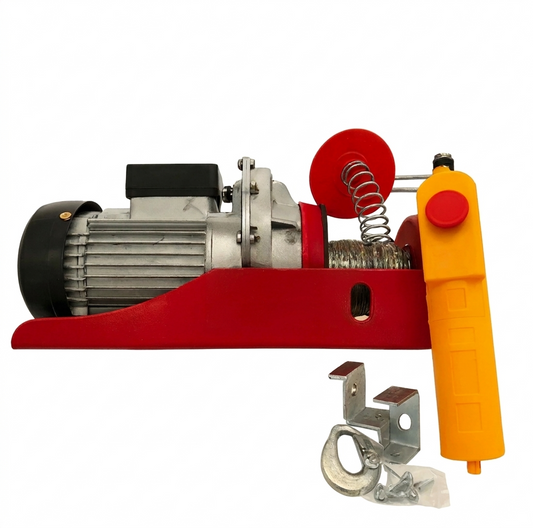 Palan Electric Haina 125/250kg, 2000W, cu Telecomanda, Cablu 12m