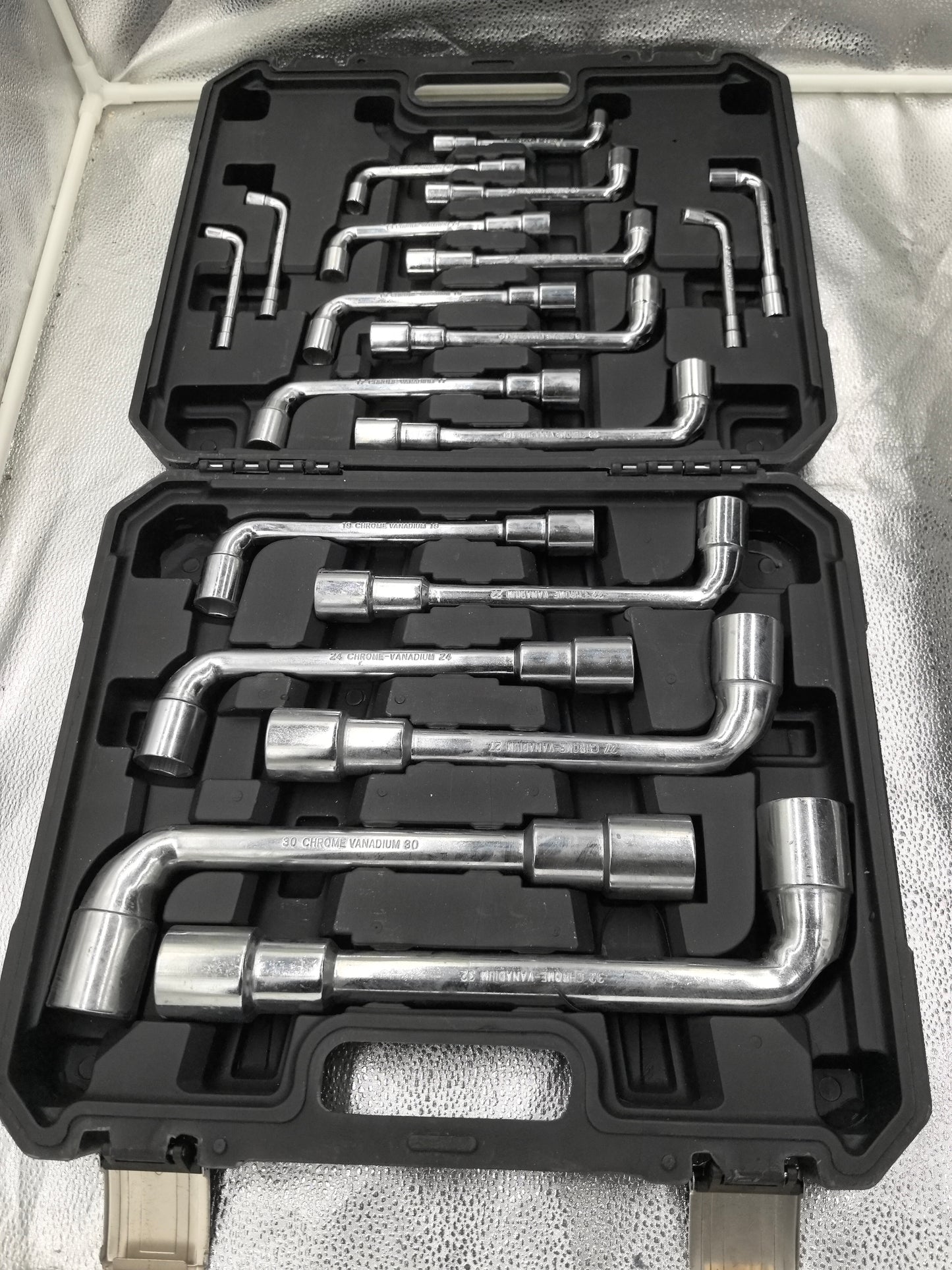 Set chei L hexagonale Fischer Kraft- 19 piese, Cr-V, 6–32 mm