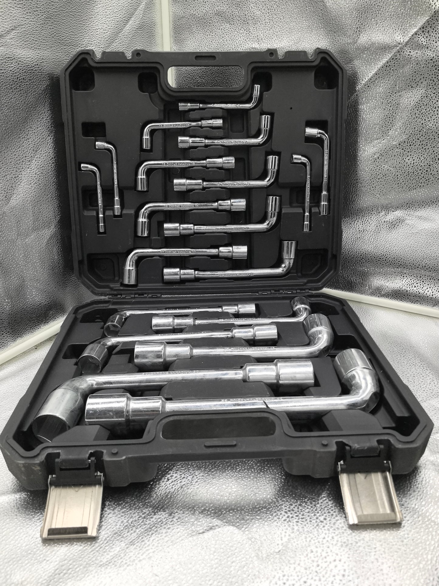 Set chei L hexagonale Fischer Kraft- 19 piese, Cr-V, 6–32 mm