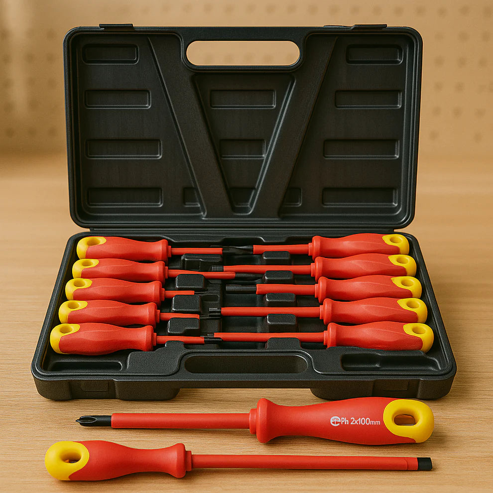 Set de surubelnite izolate Fischer Kraft – 11 piese