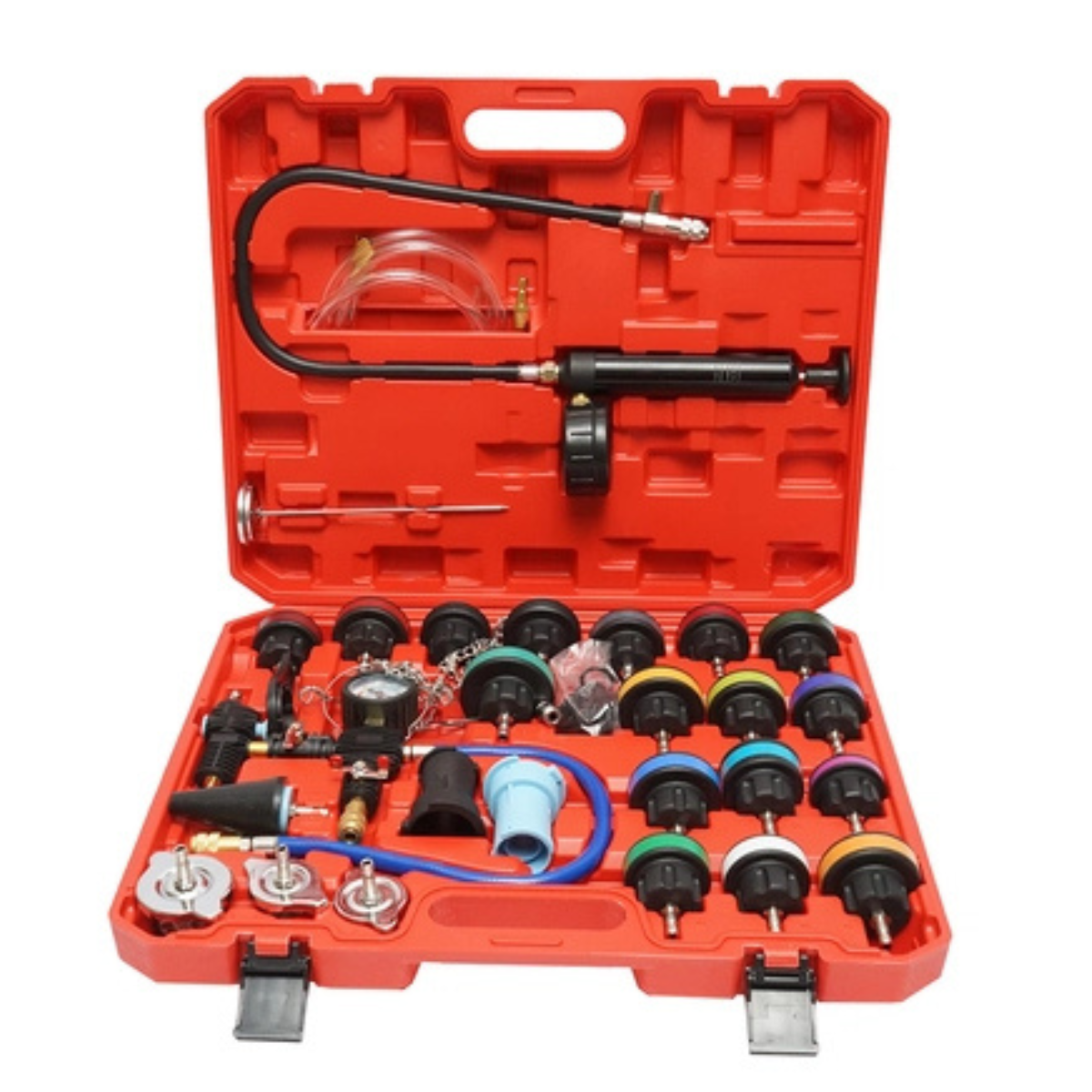Kit testare presiune radiator, sistem de racire 28 piese