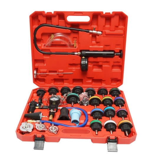 Kit testare presiune radiator, sistem de racire 28 piese
