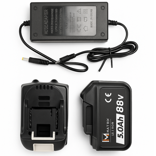 Set 2x Acumulatori Li-ion Universali 88V + Incarcator