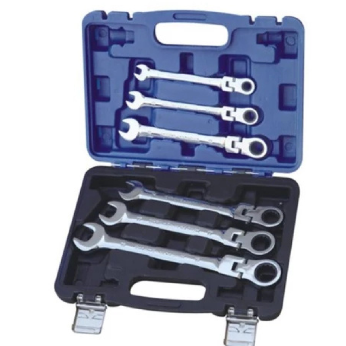 Set chei flexibile Fischer Kraft– 6 piese, Cr-V, cu adaptor si carcasa rezistenta
