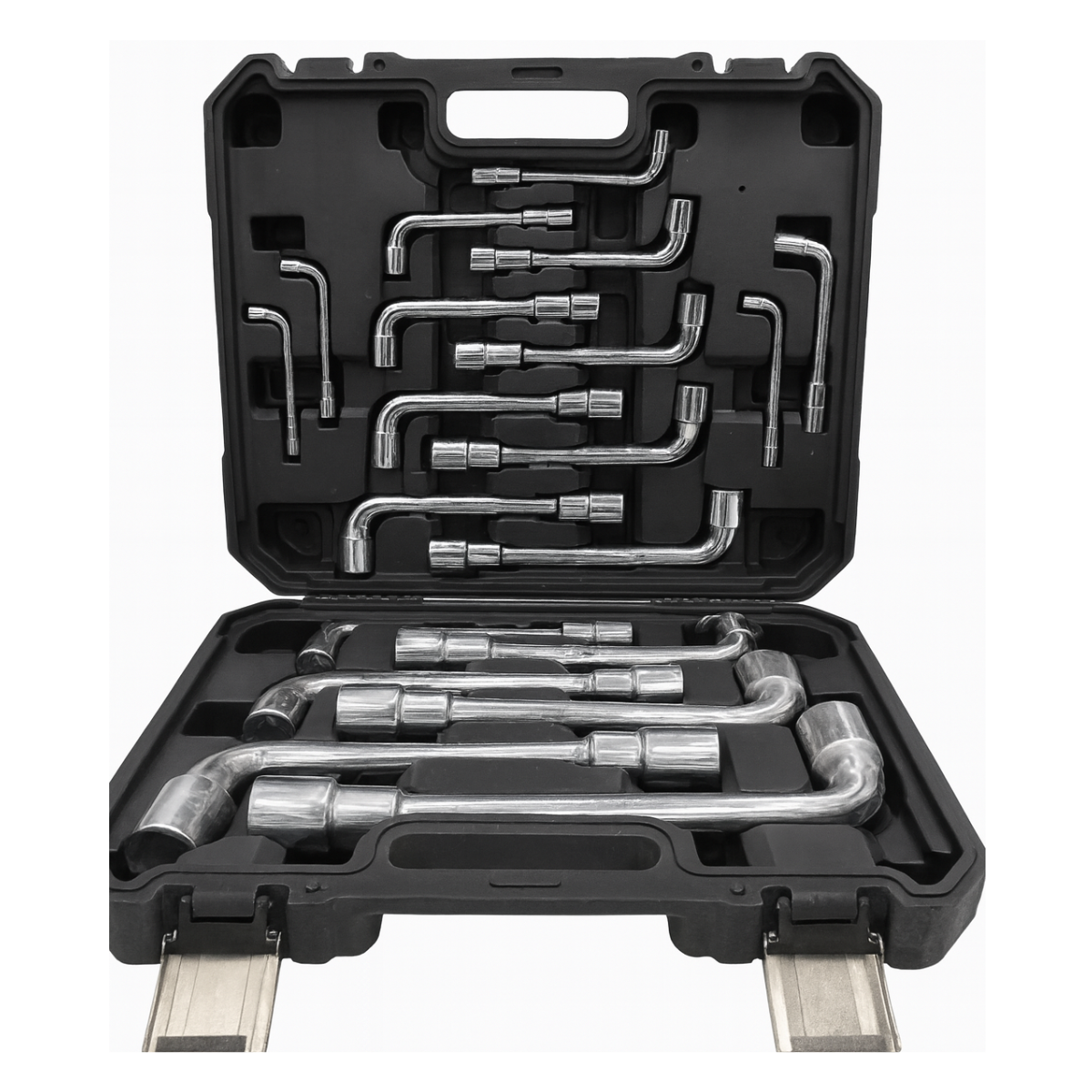 Set chei L hexagonale Fischer Kraft- 19 piese, Cr-V, 6–32 mm