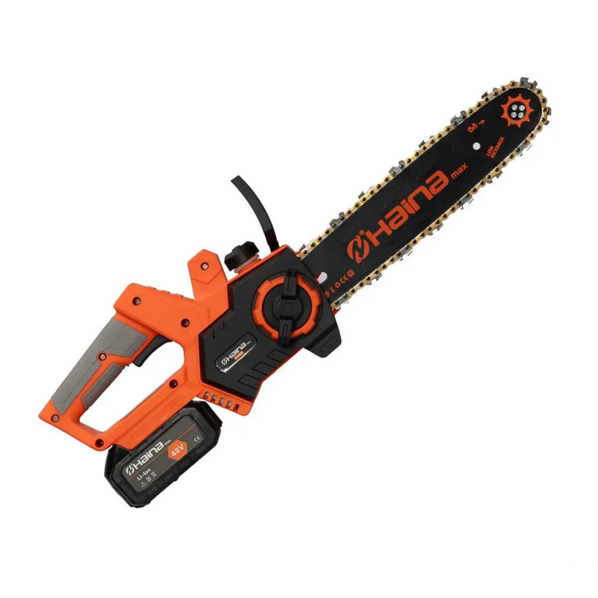 Fierastrau cu lant cu acumulator Haina – 2 baterii incluse