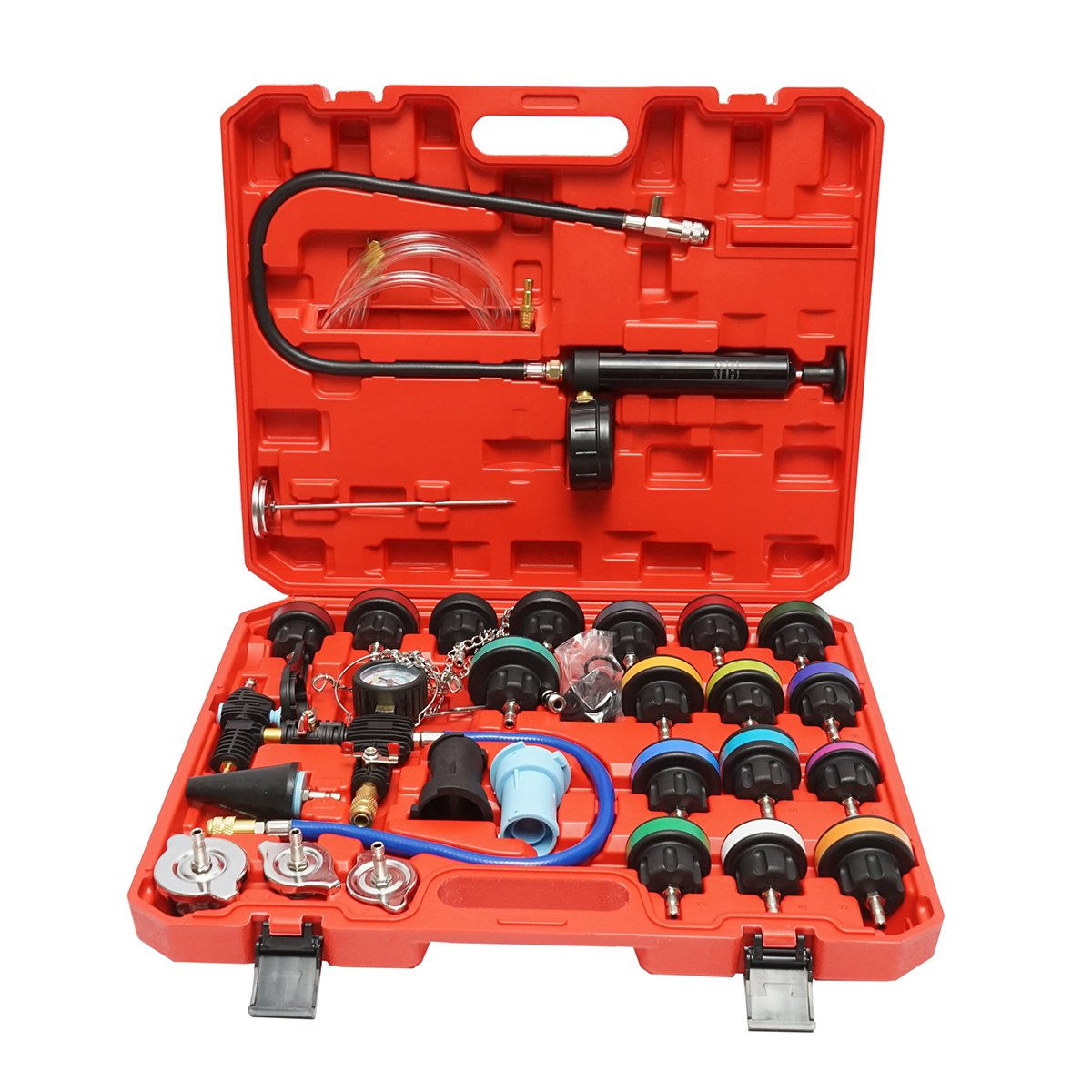 Kit testare presiune radiator, sistem de racire 28 piese