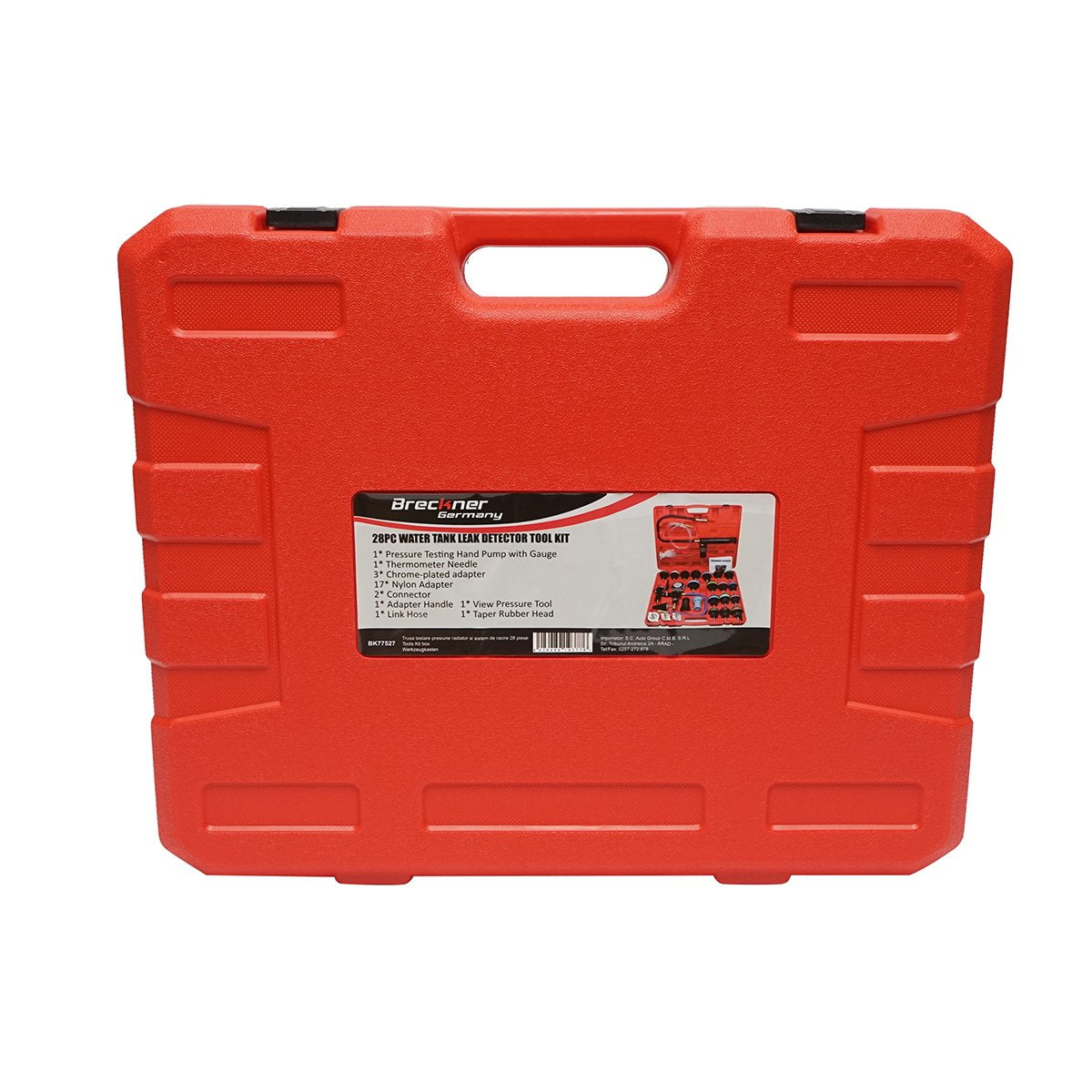 Kit testare presiune radiator, sistem de racire 28 piese